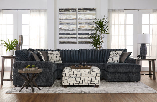 Galactic Charcoal 3 Piece Sectional w/ Chaise
