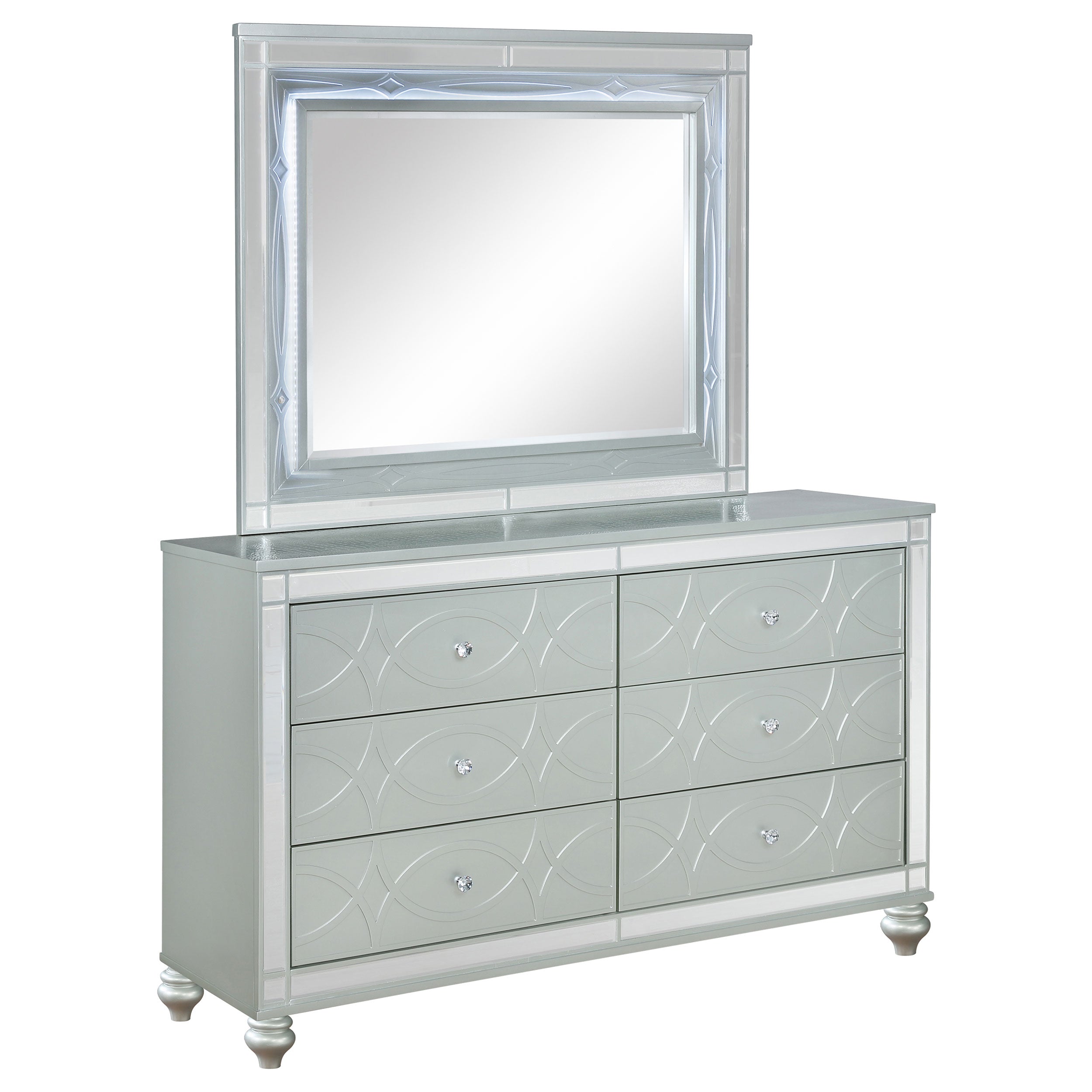 Gunnison - 6-Drawer Dresser with Mirror