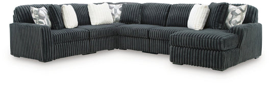 Midnight-Madness 6-Piece Sectional with Chaise