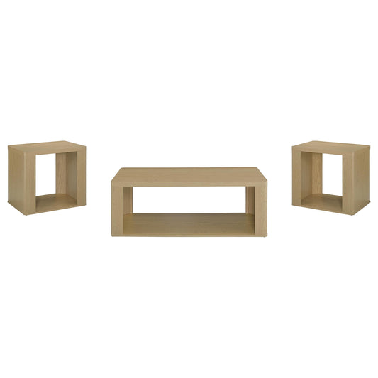 Alsina 3-Piece Coffee and End Table Set Greige