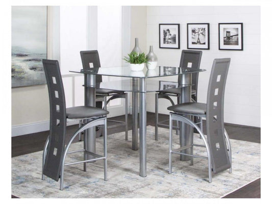 Valencia Gray Counter Height Set JB's Furniture Home Furniture, Home Decor, Furniture Store