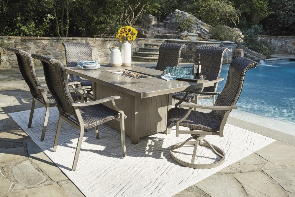 Windon Barn 7 Piece Patio Set JB's Furniture Home Furniture, Home Decor, Furniture Store