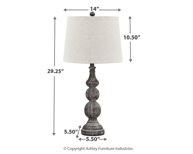 Mair Poly Table Lamp (2/CN) JB's Furniture  Home Furniture, Home Decor, Furniture Store