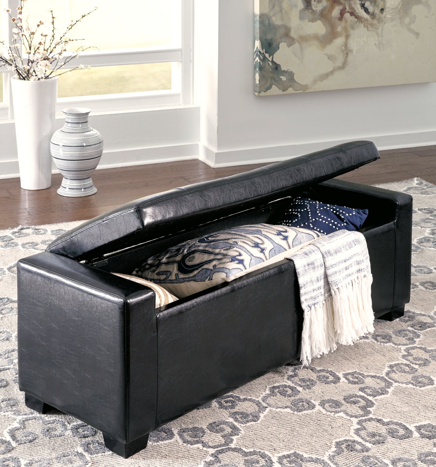 Benches Upholstered Storage Bench JB's Furniture  Home Furniture, Home Decor, Furniture Store