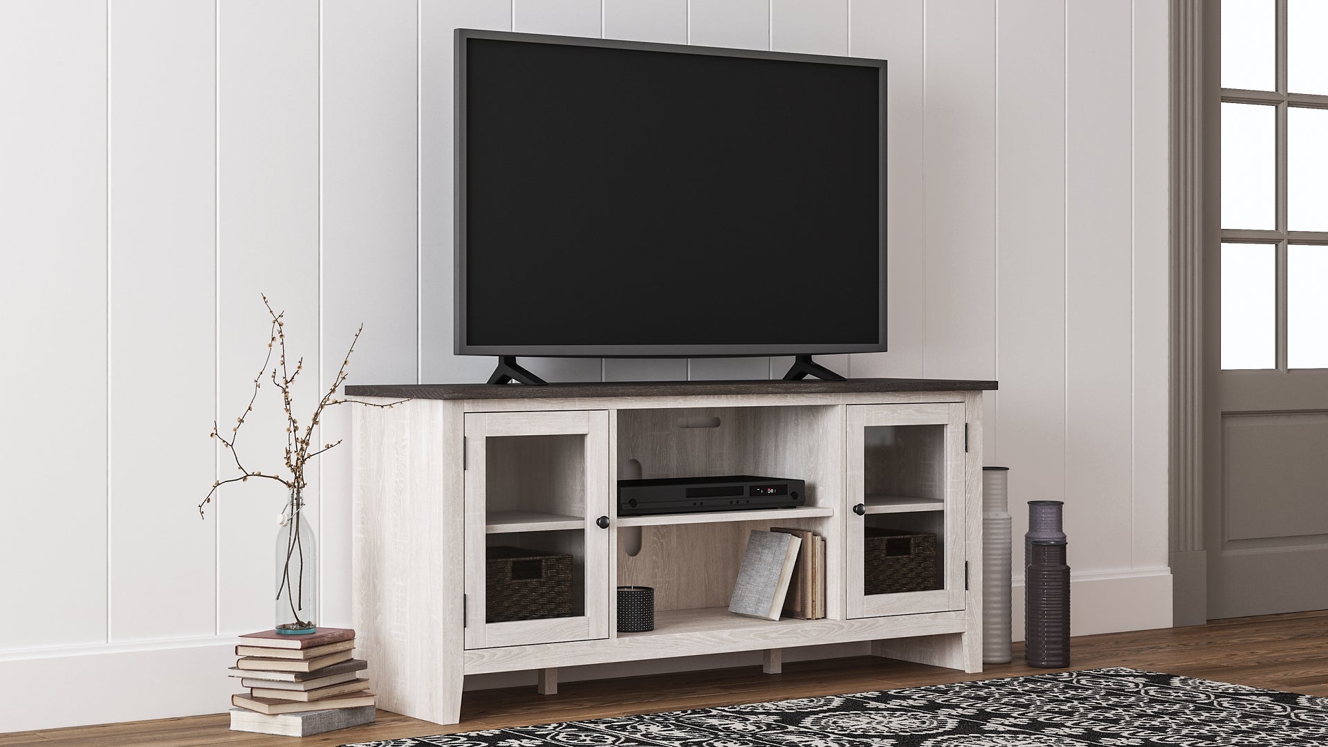 Dorrinson LG TV Stand w/Fireplace Option JB's Furniture  Home Furniture, Home Decor, Furniture Store