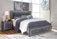 Lodanna Queen Panel Bed with 2 Storage Drawers JB's Furniture  Home Furniture, Home Decor, Furniture Store
