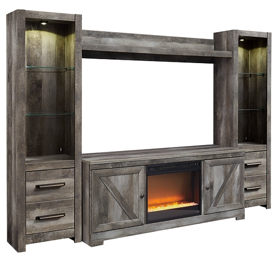 Wynnlow 4-Piece Entertainment Center with Electric Fireplace JB's Furniture  Home Furniture, Home Decor, Furniture Store