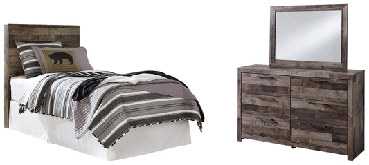 Derekson Twin Panel Headboard with Mirrored Dresser JB's Furniture  Home Furniture, Home Decor, Furniture Store