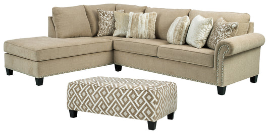 Dovemont 2-Piece Sectional with Ottoman JB's Furniture  Home Furniture, Home Decor, Furniture Store