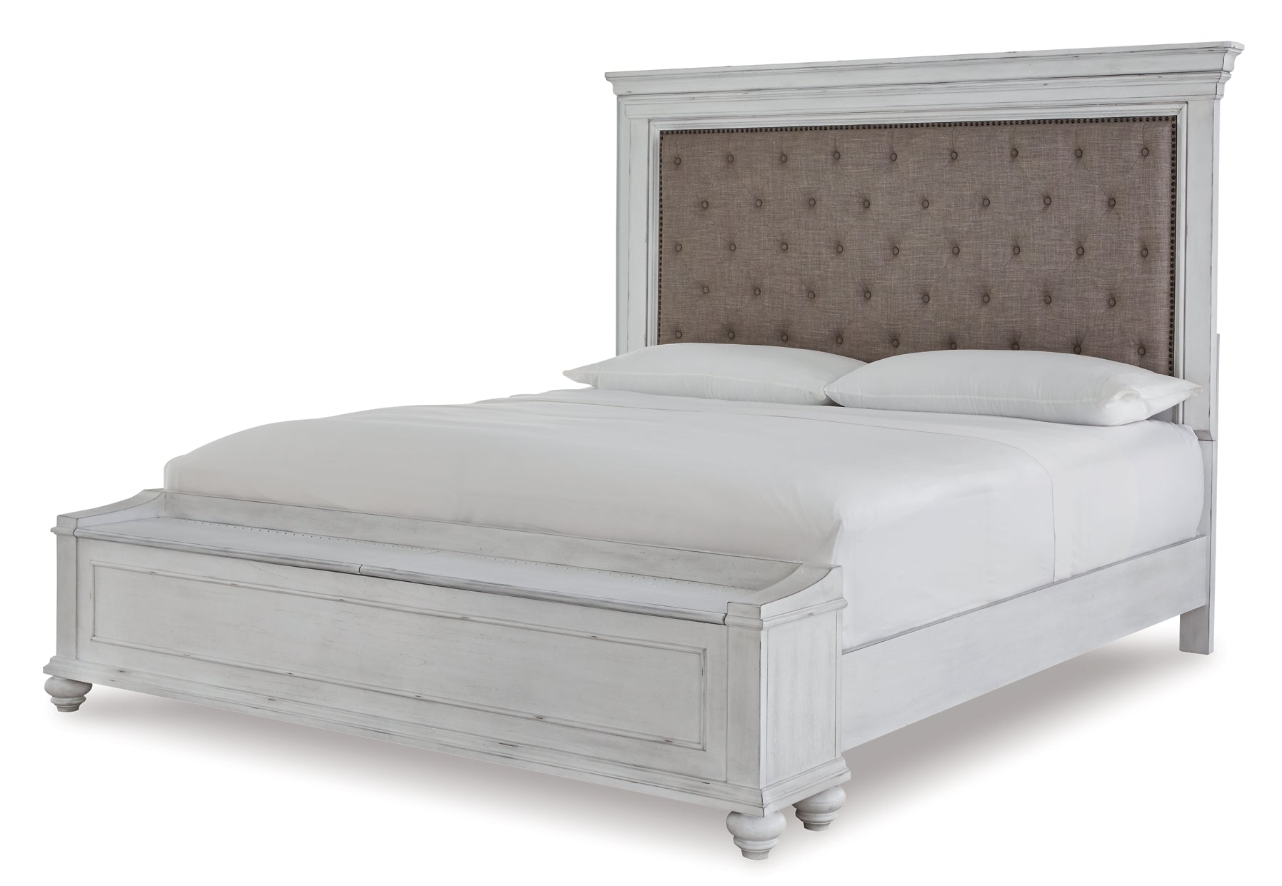 Kanwyn Queen Panel Bed with Storage with Mirrored Dresser, Chest and Nightstand JB's Furniture  Home Furniture, Home Decor, Furniture Store
