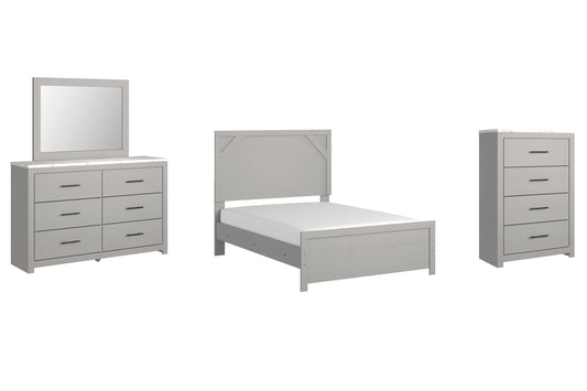 Cottonburg Full Panel Bed with Mirrored Dresser and Chest JB's Furniture  Home Furniture, Home Decor, Furniture Store
