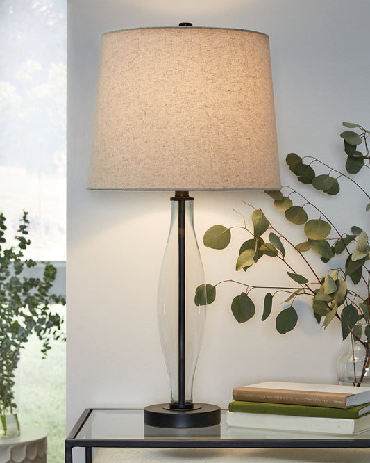 Travisburg Glass Table Lamp (2/CN) JB's Furniture  Home Furniture, Home Decor, Furniture Store
