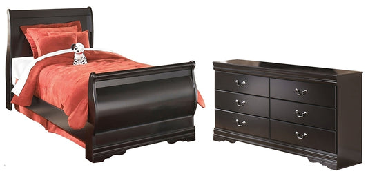 Huey Vineyard Twin Sleigh Bed with Dresser JB's Furniture  Home Furniture, Home Decor, Furniture Store
