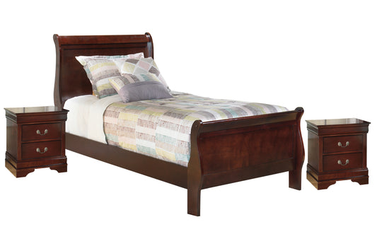 Alisdair Twin Sleigh Bed with 2 Nightstands JB's Furniture  Home Furniture, Home Decor, Furniture Store