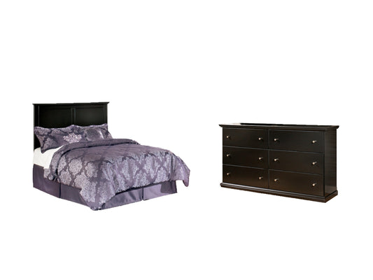 Maribel Full Panel Headboard with Dresser JB's Furniture  Home Furniture, Home Decor, Furniture Store