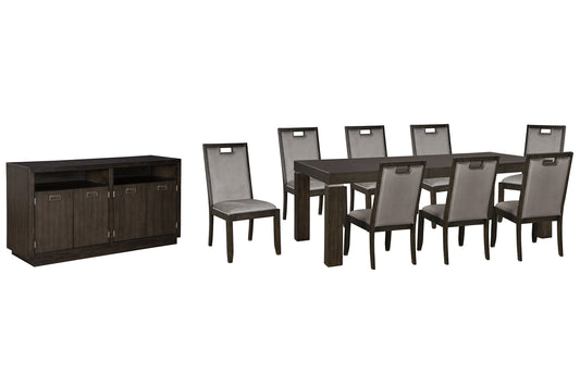 Hyndell Dining Table and 8 Chairs with Storage JB's Furniture  Home Furniture, Home Decor, Furniture Store