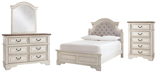 Realyn Full Panel Bed with Mirrored Dresser and Chest JB's Furniture  Home Furniture, Home Decor, Furniture Store