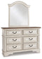 Realyn Full Panel Bed with Mirrored Dresser and Chest JB's Furniture  Home Furniture, Home Decor, Furniture Store