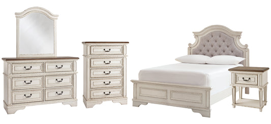 Realyn Full Panel Bed with Mirrored Dresser, Chest and Nightstand JB's Furniture  Home Furniture, Home Decor, Furniture Store