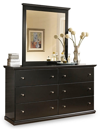 Maribel Twin Panel Headboard with Mirrored Dresser, Chest and Nightstand JB's Furniture  Home Furniture, Home Decor, Furniture Store