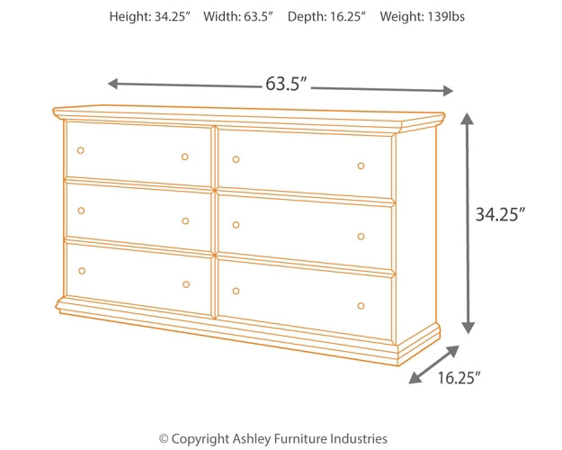 Maribel Twin Panel Headboard with Dresser JB's Furniture  Home Furniture, Home Decor, Furniture Store