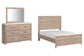 Senniberg Full Panel Bed with Mirrored Dresser JB's Furniture  Home Furniture, Home Decor, Furniture Store