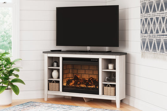 Dorrinson Corner TV Stand with Electric Fireplace JB's Furniture  Home Furniture, Home Decor, Furniture Store