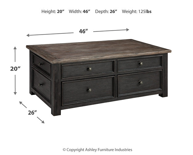 Tyler Creek Lift Top Cocktail Table JB's Furniture  Home Furniture, Home Decor, Furniture Store