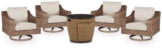 Malayah Outdoor Fire Pit Table and 4 Chairs JB's Furniture  Home Furniture, Home Decor, Furniture Store