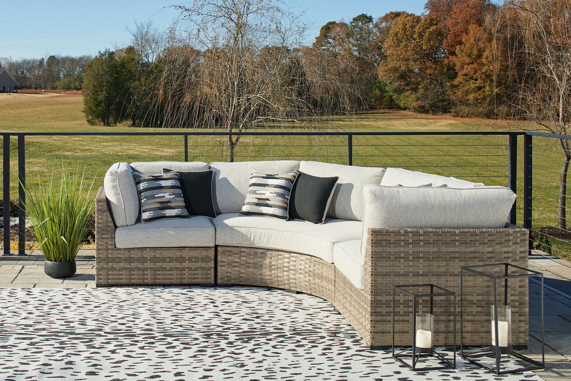 Calworth 3-Piece Outdoor Sectional JB's Furniture  Home Furniture, Home Decor, Furniture Store