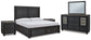 Foyland King Panel Storage Bed with Mirrored Dresser and 2 Nightstands JB's Furniture  Home Furniture, Home Decor, Furniture Store