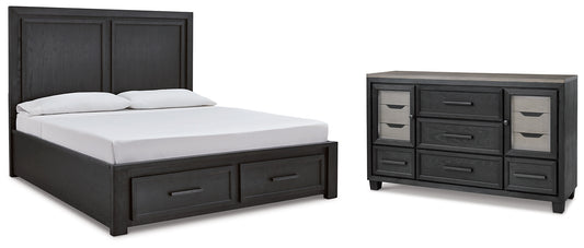 Foyland King Panel Storage Bed with Dresser JB's Furniture  Home Furniture, Home Decor, Furniture Store