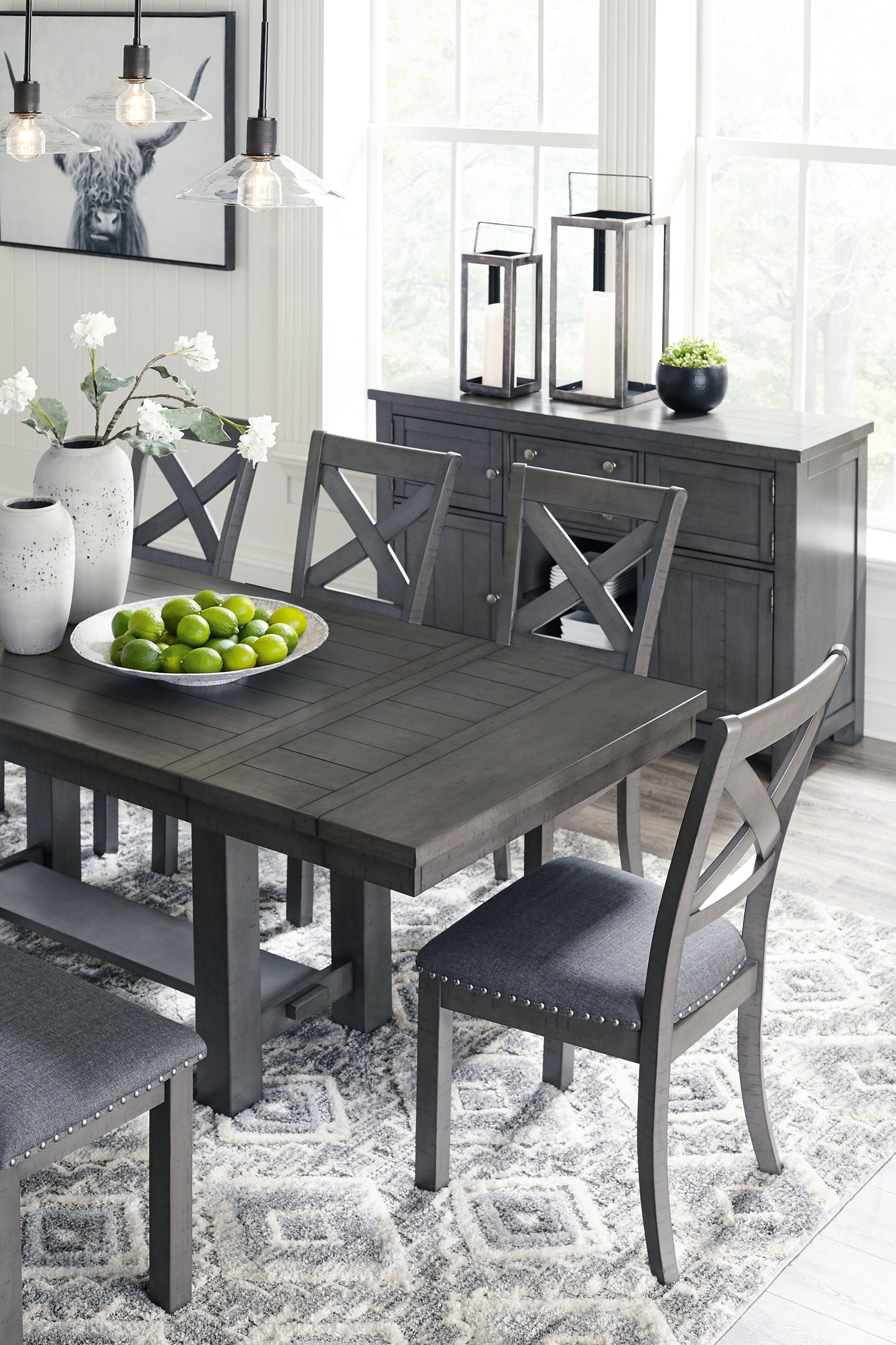 Myshanna Dining Table and 6 Chairs with Storage JB's Furniture  Home Furniture, Home Decor, Furniture Store