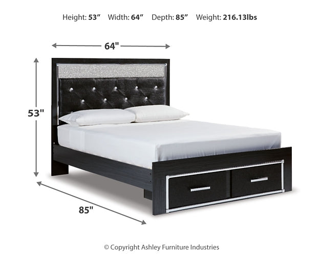 Kaydell Queen Upholstered Panel Storage Platform Bed with Dresser JB's Furniture  Home Furniture, Home Decor, Furniture Store
