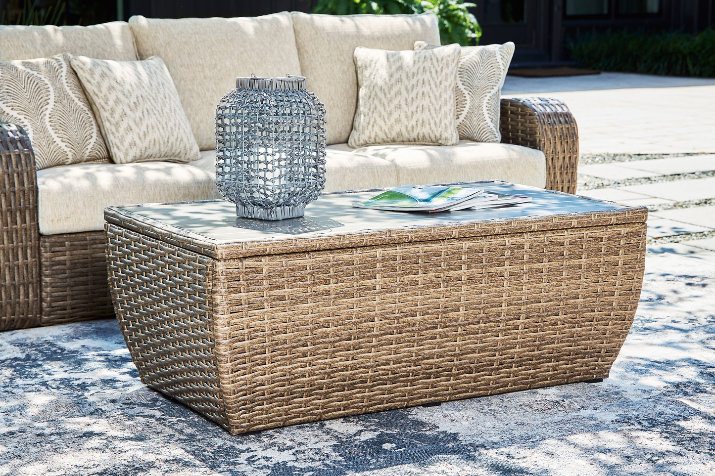Sandy Bloom Outdoor Coffee Table with End Table JB's Furniture  Home Furniture, Home Decor, Furniture Store