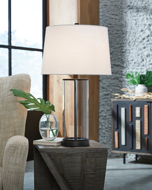 Wilmburgh Glass Table Lamp (2/CN) JB's Furniture  Home Furniture, Home Decor, Furniture Store