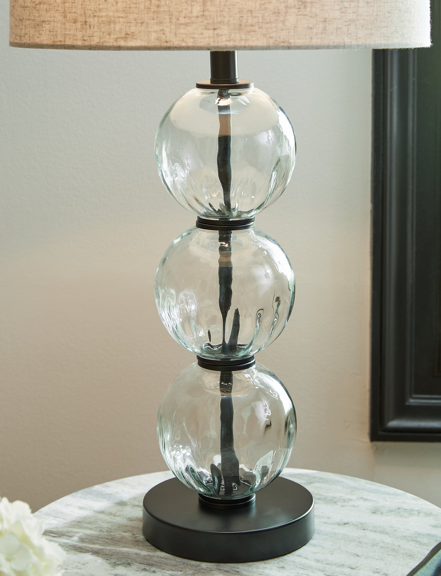 Airbal Glass Table Lamp (2/CN) JB's Furniture  Home Furniture, Home Decor, Furniture Store