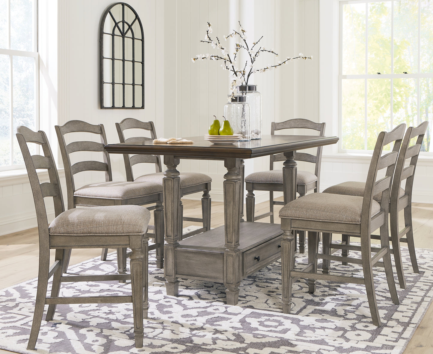 Lodenbay Counter Height Dining Table and 6 Barstools JB's Furniture  Home Furniture, Home Decor, Furniture Store