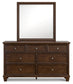 Danabrin Full Panel Bed with Mirrored Dresser and Chest JB's Furniture  Home Furniture, Home Decor, Furniture Store