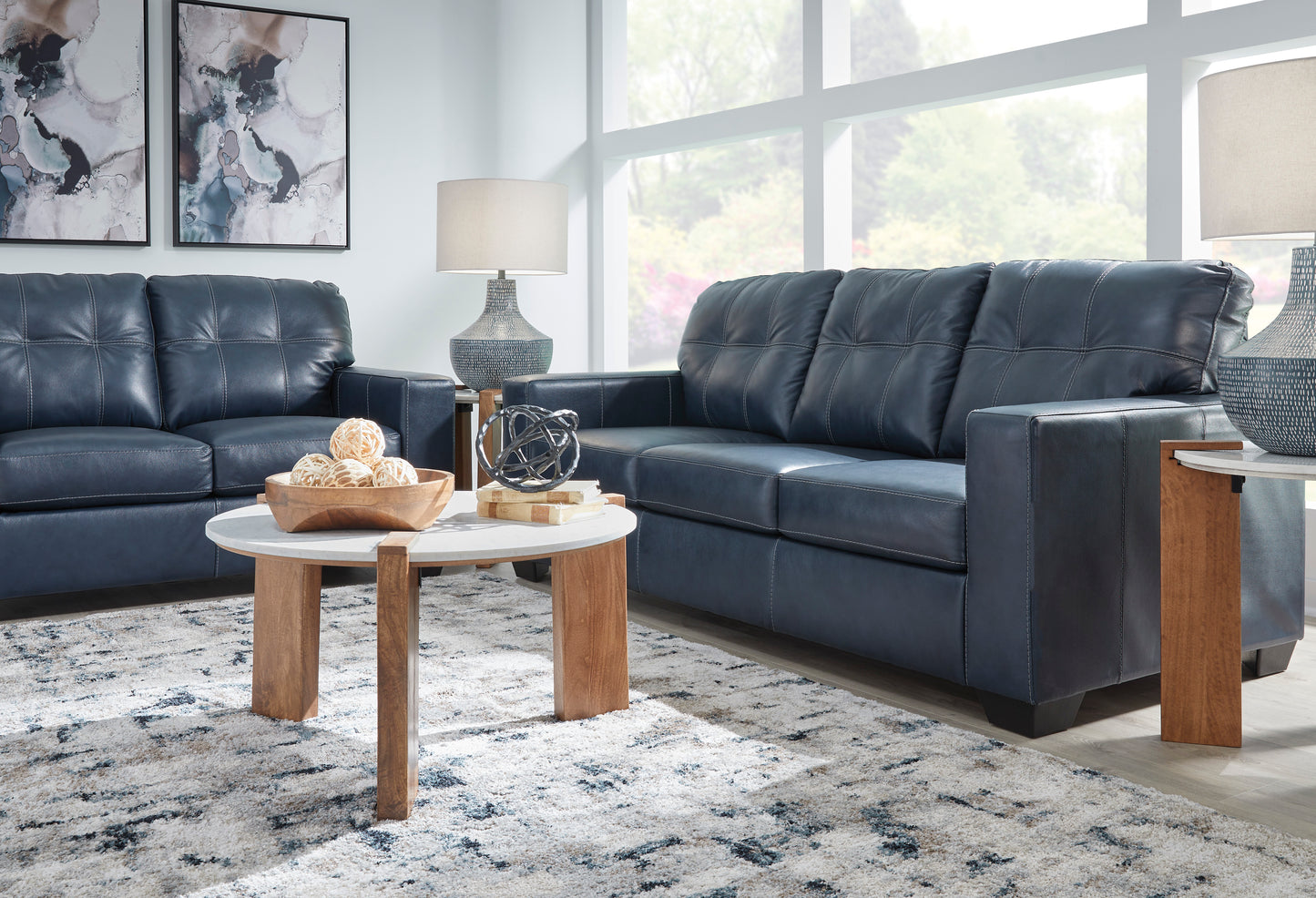 Santorine Leather Sofa