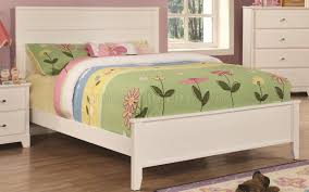 400761F White Finish Full Size Bed Frame