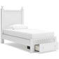 Mollviney Twin Bed w/ Storage Footboard
