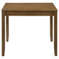 Parkwood 5-piece Square Dining Table Set Honey Brown