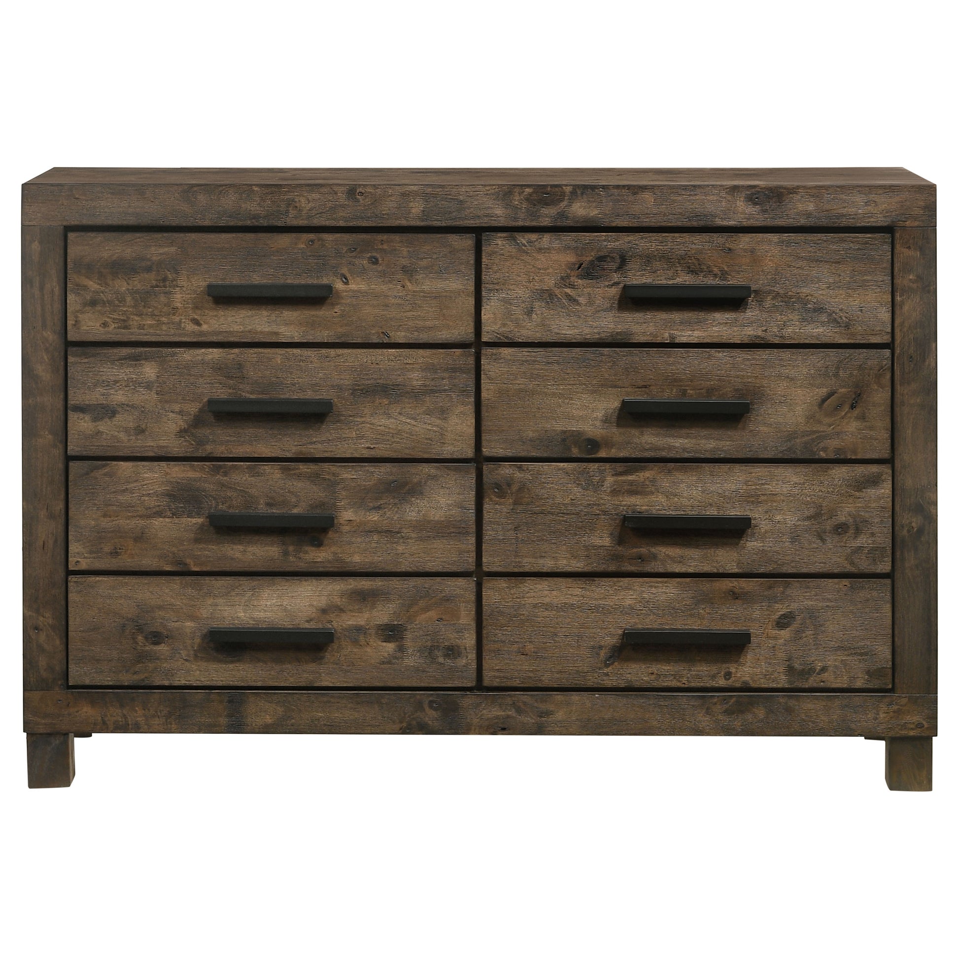 brown rustic dresser Woodmont 8-drawer Dresser Rustic Golden Brown
