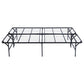 Mabel Metal Full Mattress Support Platform Bed Black