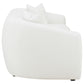 Isabella 2-piece Faux Sheepskin Upholstered Sofa Set Natural