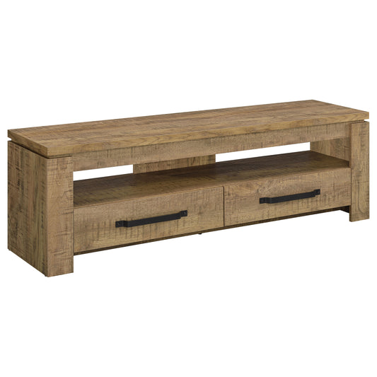 Elkton 2-drawer Engineered Wood 59" TV Stand Mango