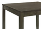 Parkwood 5-piece Square Dining Table Set Charcoal
