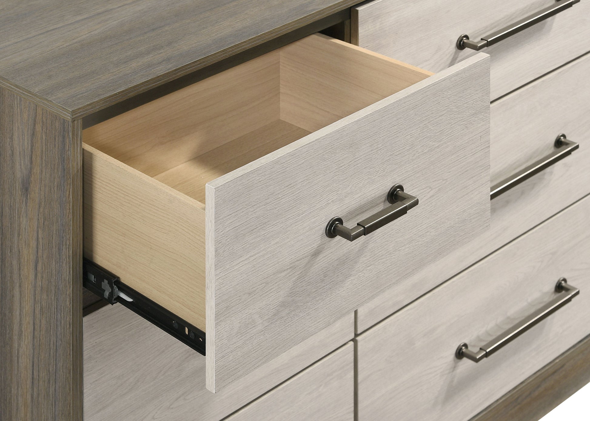 Fenwick 9-Drawer Dresser Grey Oak Fenwick 9-Drawer Dresser Grey Oak