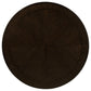 Twyla 60-inch Round Dining Table with Drawer Dark Cocoa